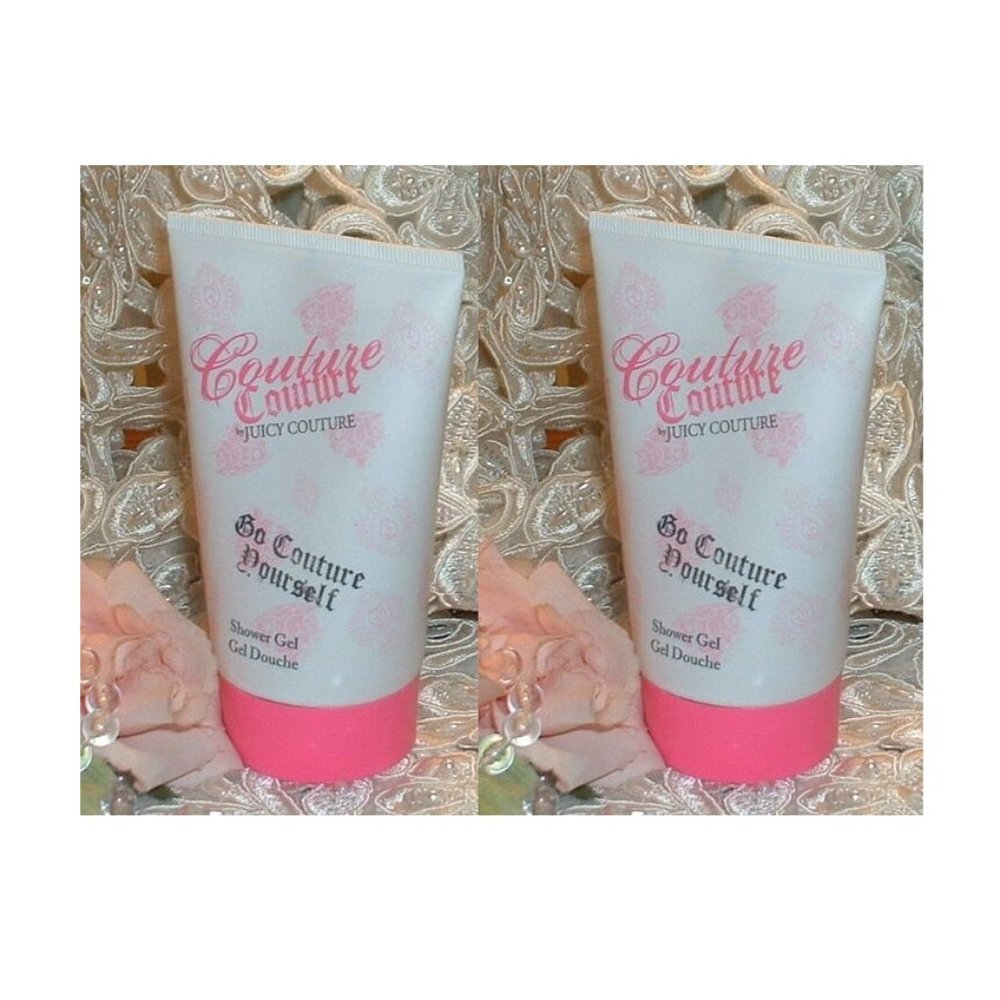 SET Two Couture Couture by Juicy Couture ~ 4.2 oz / 125ml EACH  Shower Gels